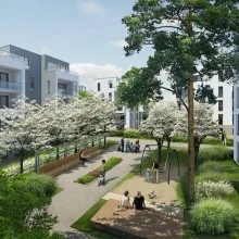 Stadtgärten Henninger Turm | Baufeld 1 – Foto 1